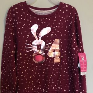 Long sleeved sweater soft as cotton candy.